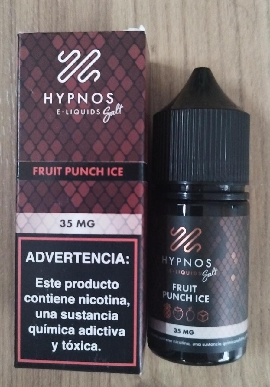 Liquido / Juice Fruit Punch Ice (Nicsalt) - Hypnos 1 Líquido Fruit Punch Ice (Nic Salt) – Hypnos com sabor de frutas tropicais geladas